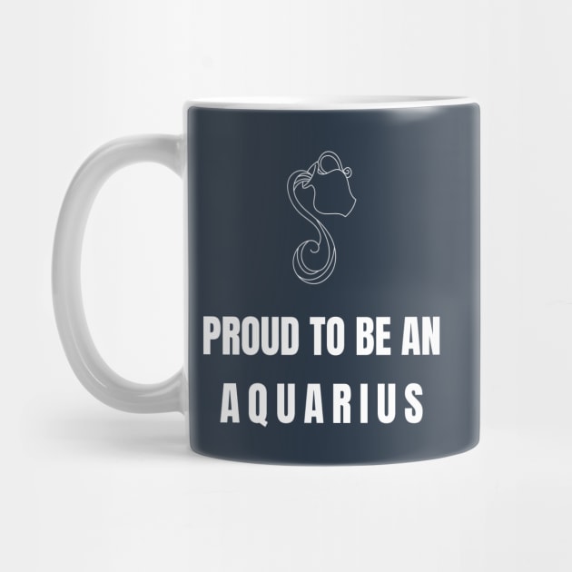 Proud to be an Aquarius alternate design by InspiredCreative